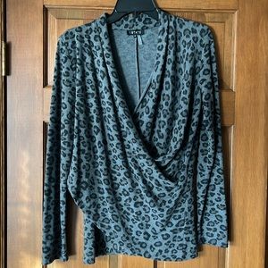 1. STATE Faux wrap top